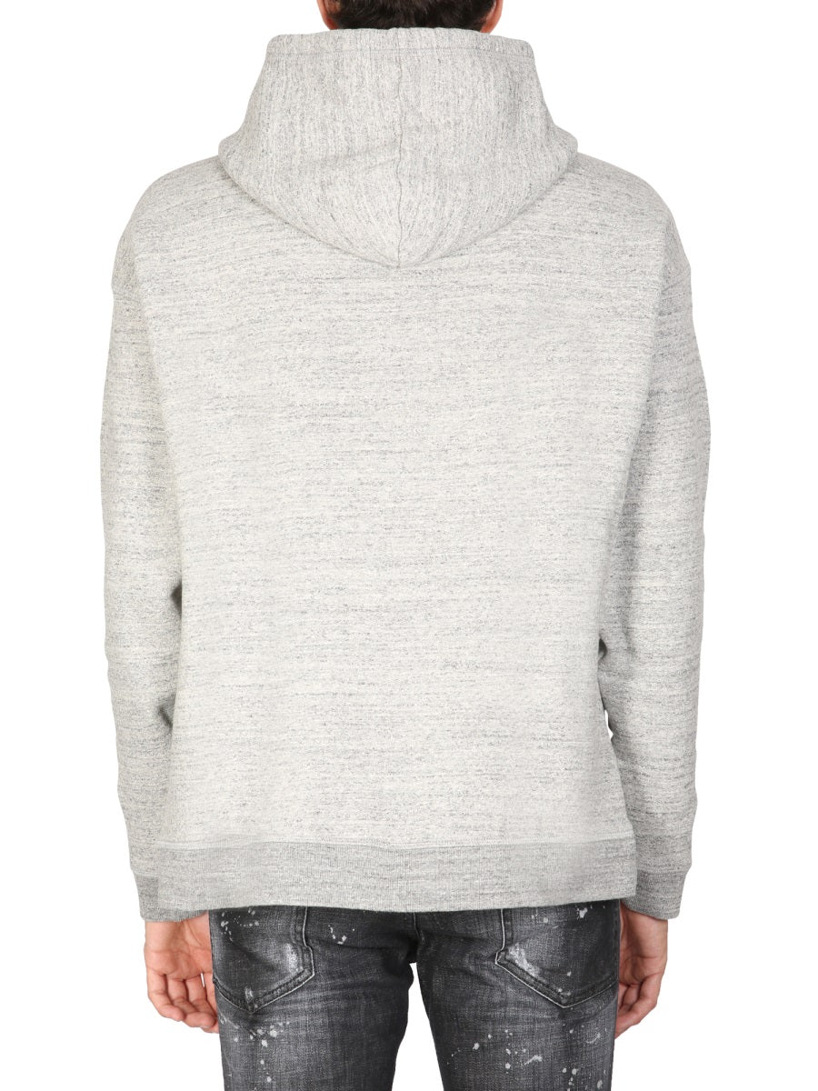 Dsquared Men Camo Patch Herca Anorak Sweatshirt DSQUARED2