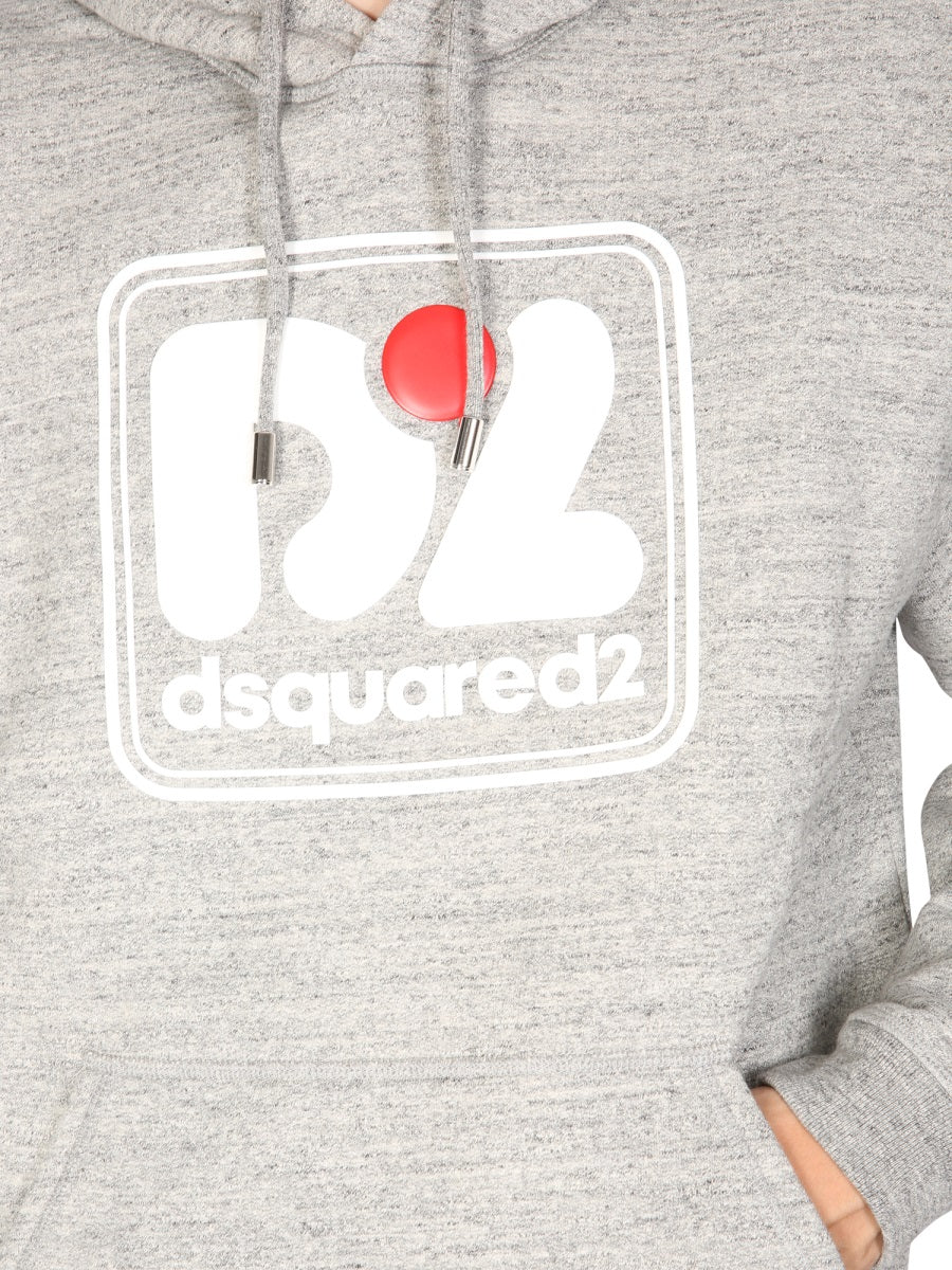 Dsquared Men Camo Patch Herca Anorak Sweatshirt DSQUARED2