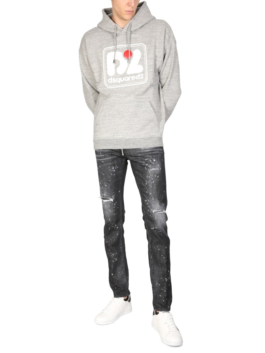 Dsquared Men Camo Patch Herca Anorak Sweatshirt DSQUARED2