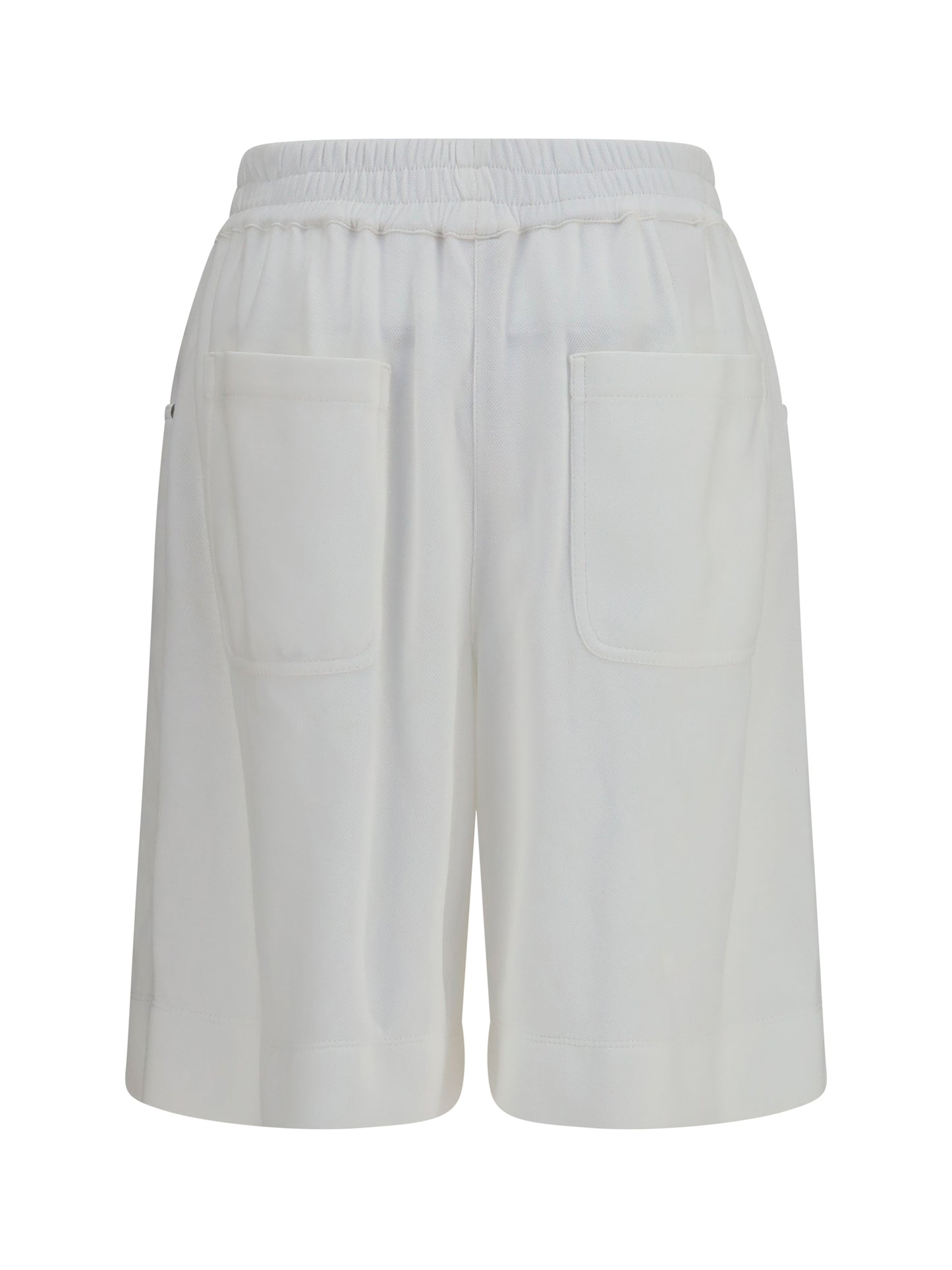 Brunello Cucinelli Women Cotton Piqué Shorts BRUNELLO CUCINELLI