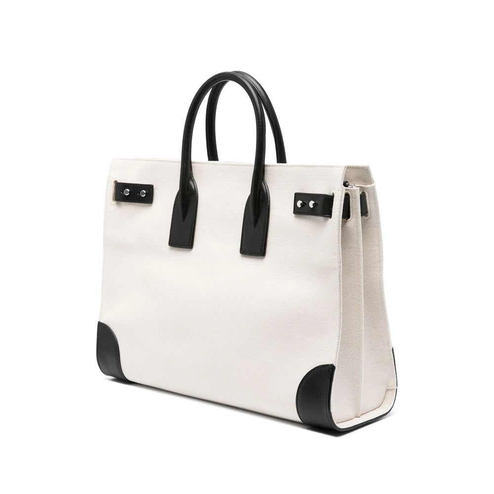 Saint Laurent White Tote Bags Men SAINT LAURENT