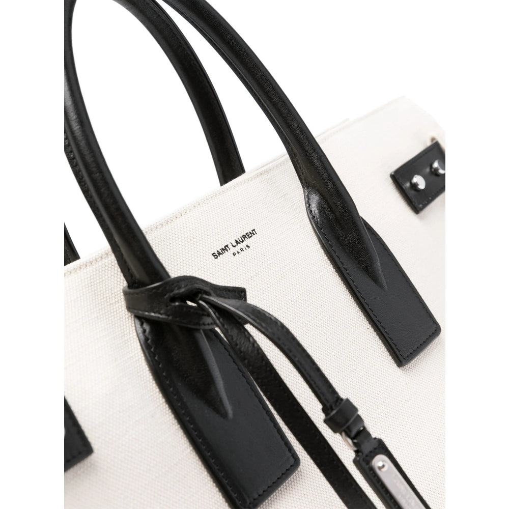 Saint Laurent White Tote Bags Men SAINT LAURENT