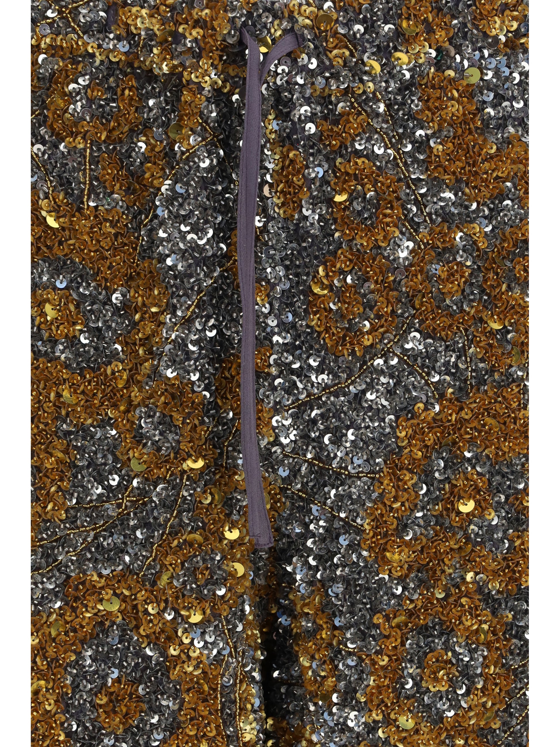 Dries Van Noten Men Sequin-Embellished Shorts DRIES VAN NOTEN
