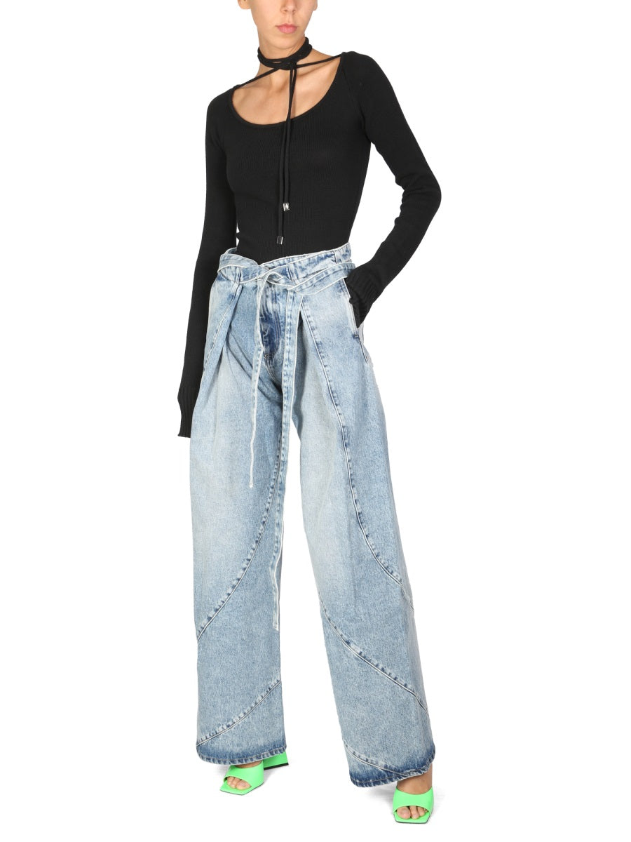 The Attico Women "Heather" Sweater THE ATTICO