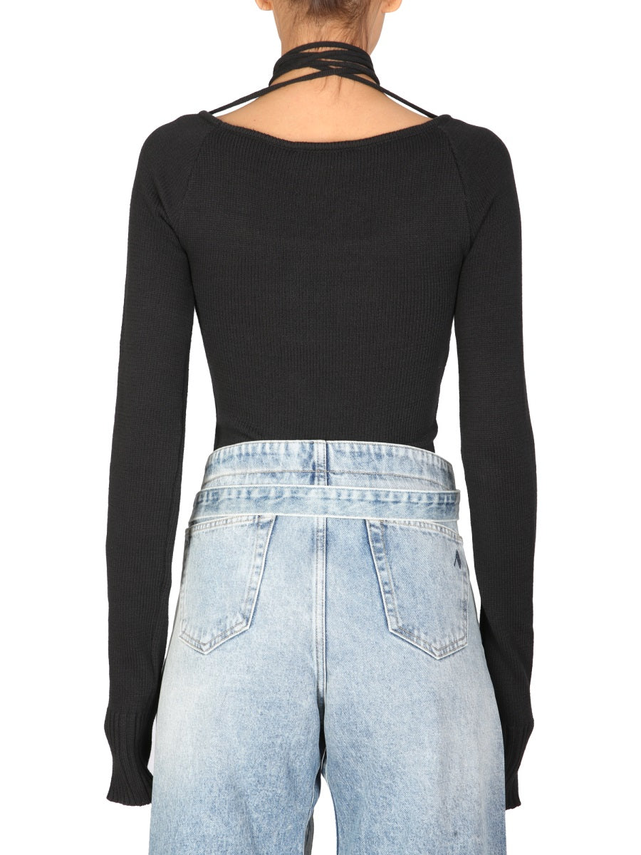 The Attico Women "Heather" Sweater THE ATTICO