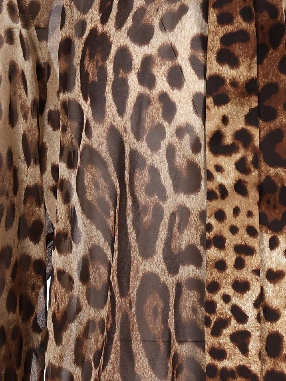 Dolce & Gabbana Women Leopard Print Chiffon Shirt DOLCE & GABBANA