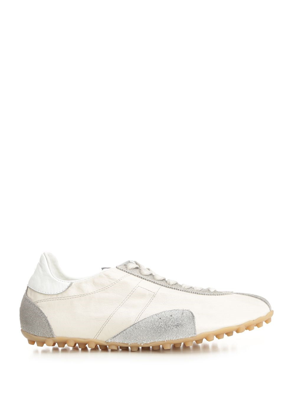 Maison Margiela Men Sprinters Sneakers In Cracked Leather And Suede MAISON MARGIELA