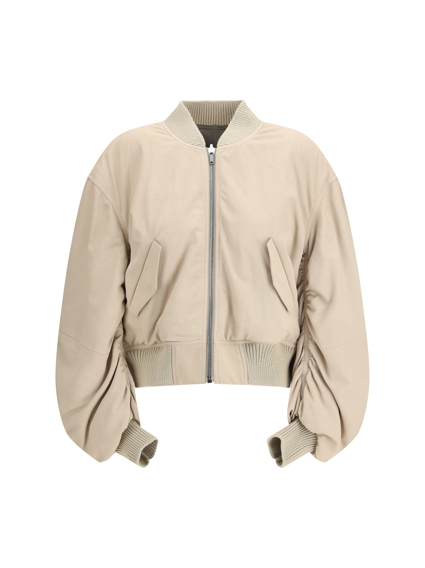 Rick Owens Women Secchia Flight Bomber In Lamb Leather RICK OWENS