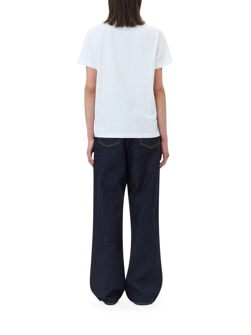 Ganni Women Jersey T-Shirt With Print GANNI