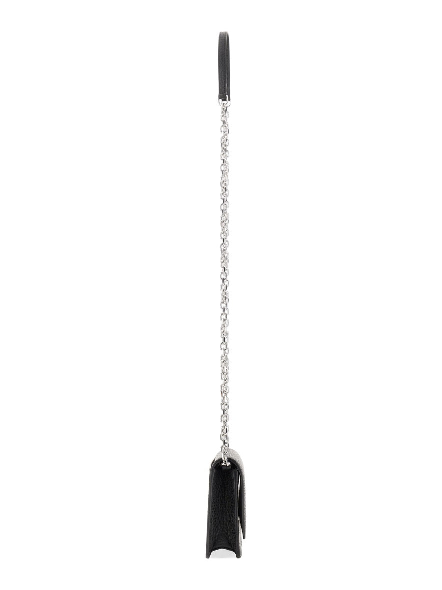 Maison Margiela Unisex Portafoglio "Four Stitches" Con Catena