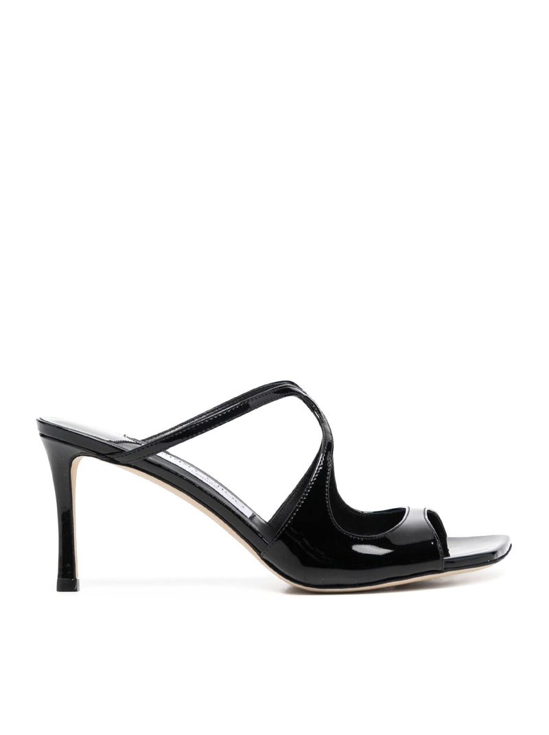 Jimmy Choo Women Anise 75Mm Shiny Leather Sandals JIMMY CHOO