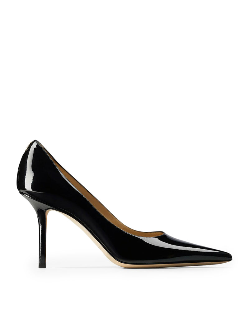 Jimmy Choo Women Patent Leather Decollete With Jc Logo JIMMY CHOO
