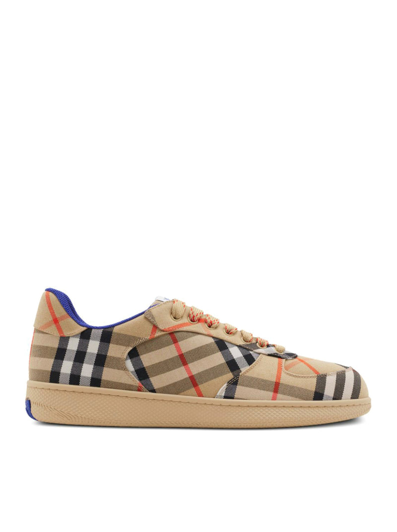 Burberry Men Checked Box Sneakers BURBERRY