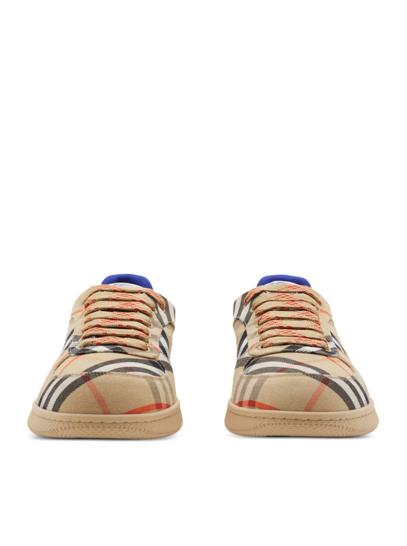Burberry Men Checked Box Sneakers BURBERRY