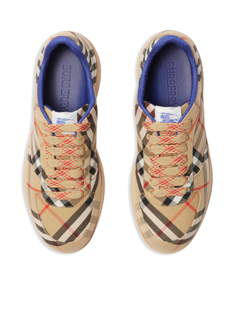 Burberry Men Checked Box Sneakers BURBERRY