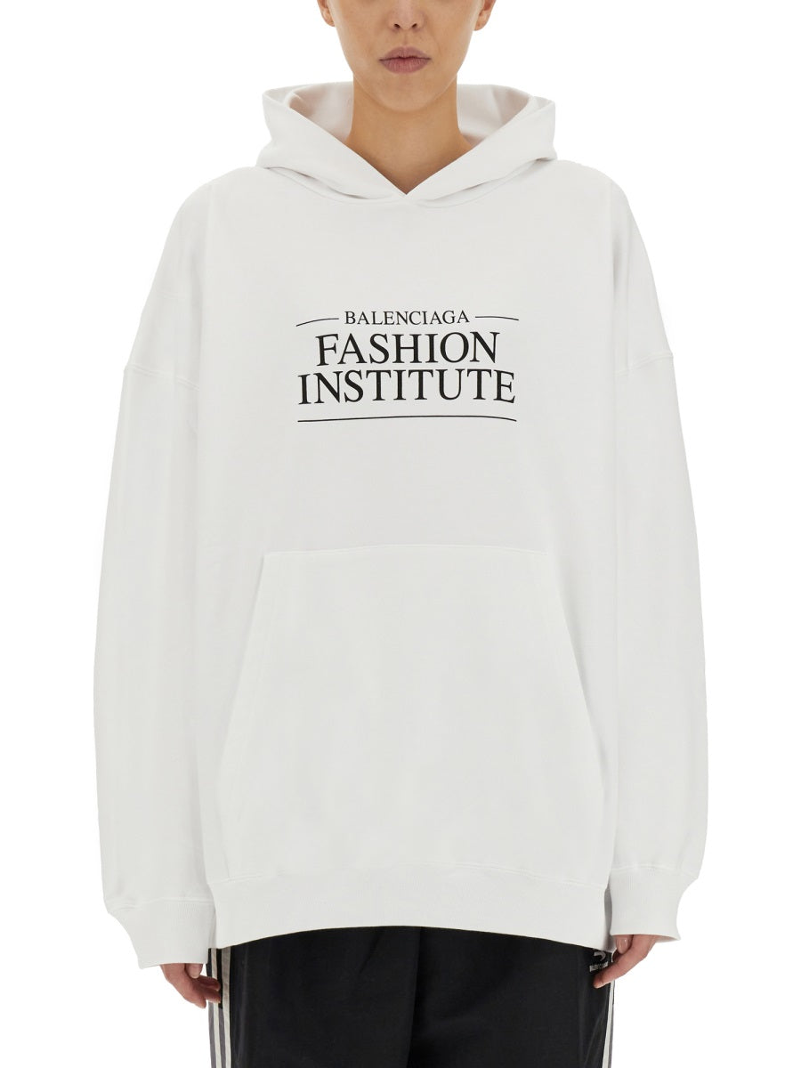 Balenciaga Women Fashion Institute Large Fit Sweatshirt BALENCIAGA