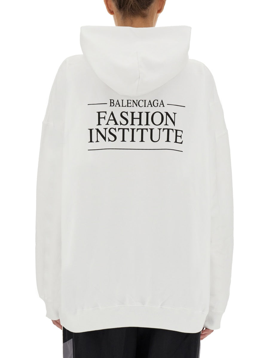 Balenciaga Women Fashion Institute Large Fit Sweatshirt BALENCIAGA