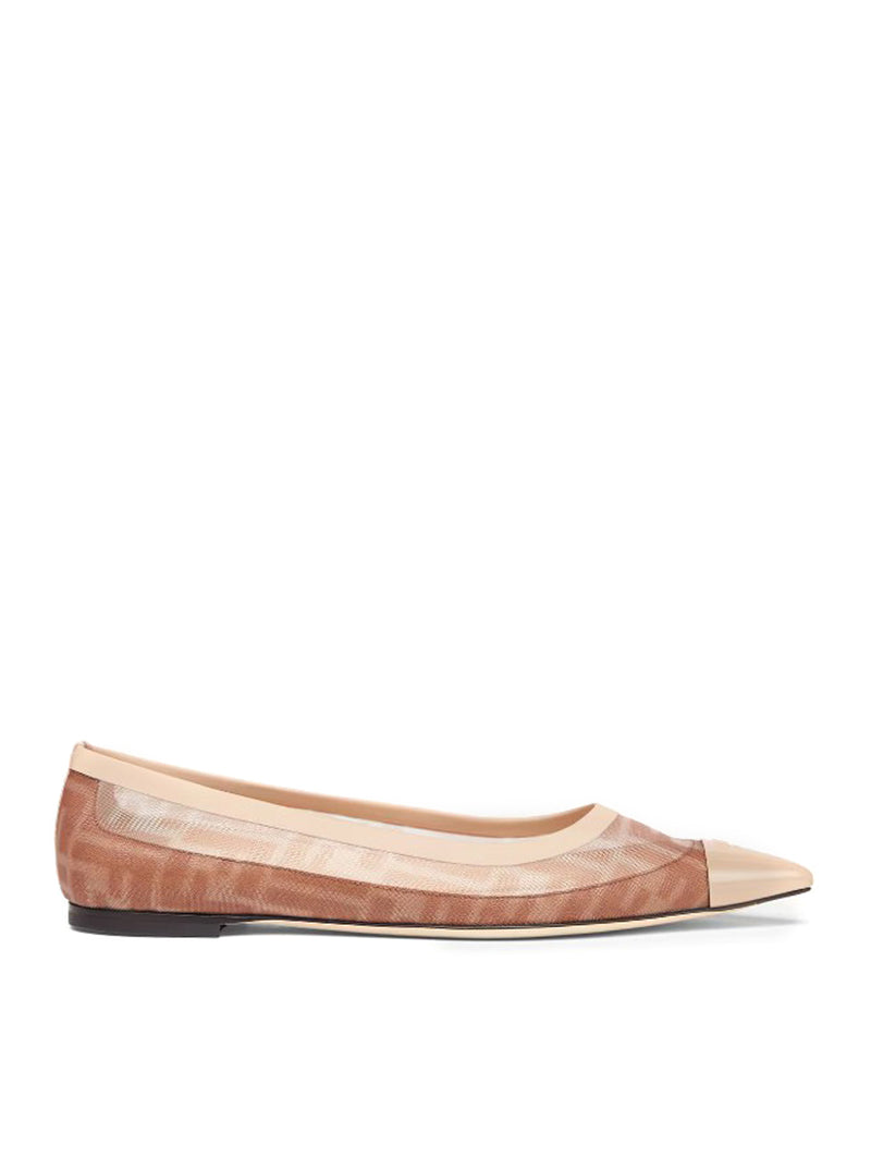 Fendi Women Mesh Colibri Ballet Flats FENDI