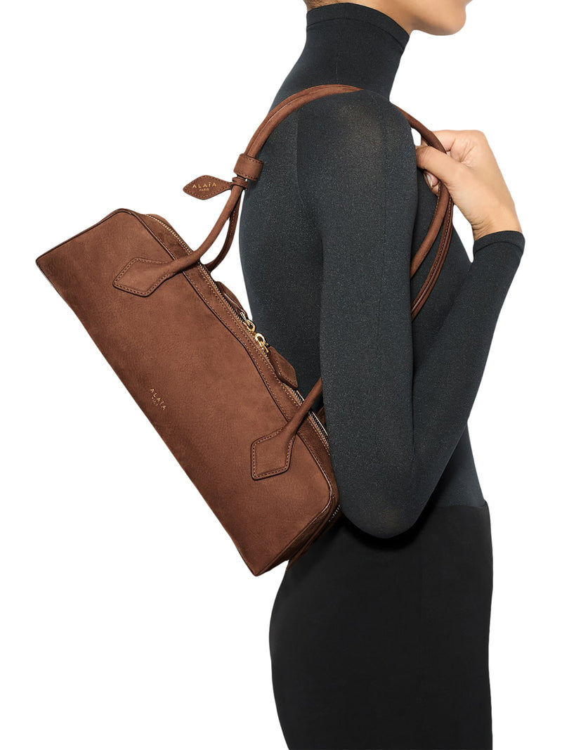 Alaia Women Le Teckel Medium Bag In Nubuck Calfskin ALAIA