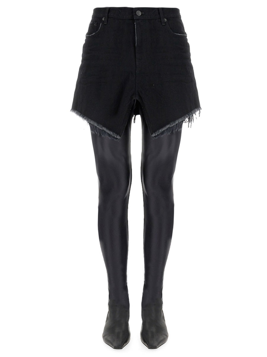 Balenciaga Women Mini Cut-Up Skirt BALENCIAGA