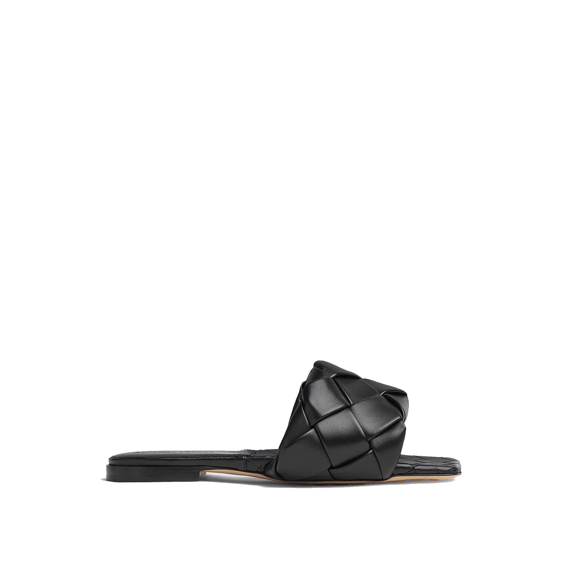 Bottega Veneta Intrecciato Leather Flat Sandals Women BOTTEGA VENETA