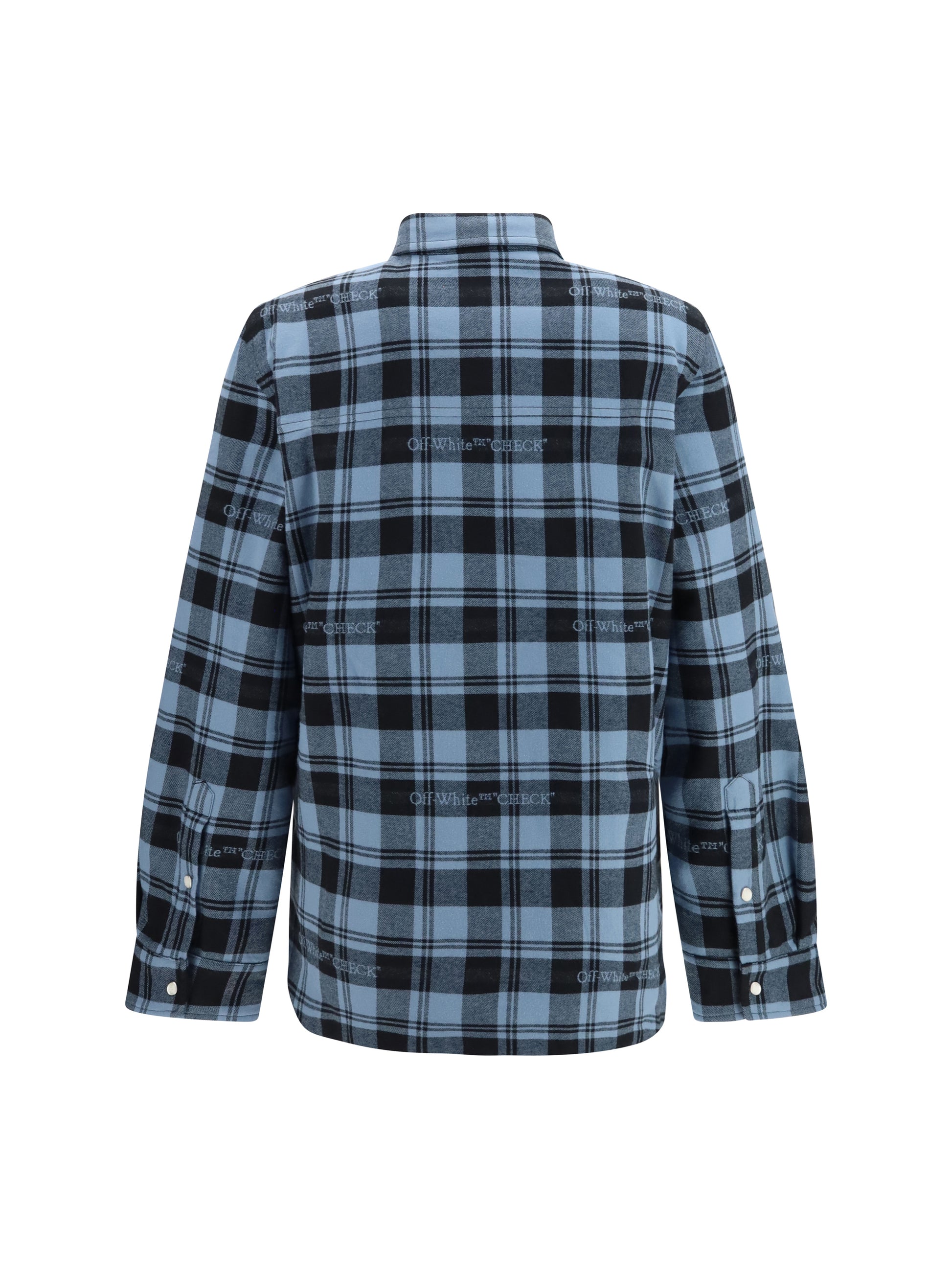 Off-White Women Check Flannel Padded Overshirt OFF-WHITE