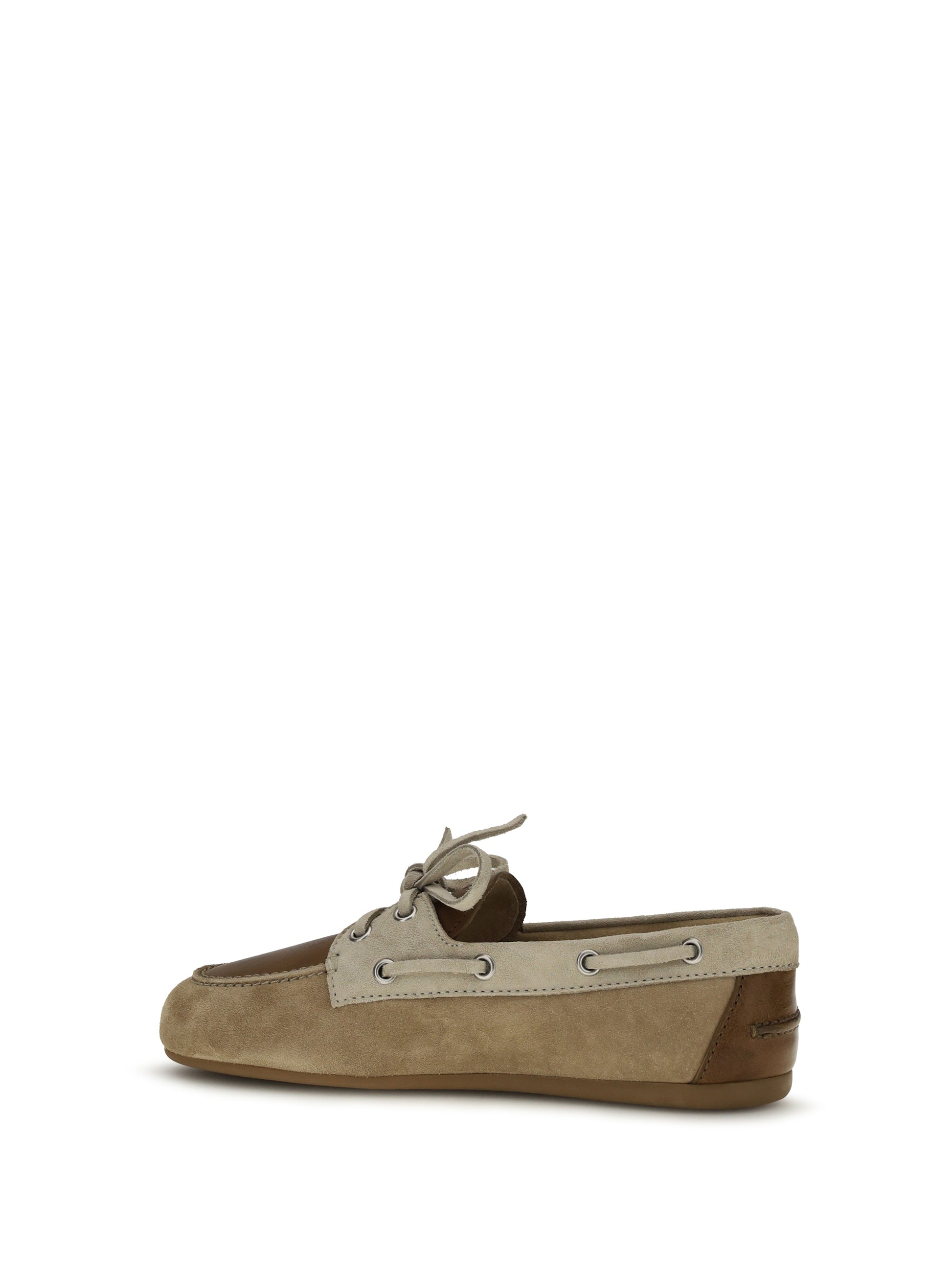 Miu Miu Women Leather And Suede Loafers MIU MIU