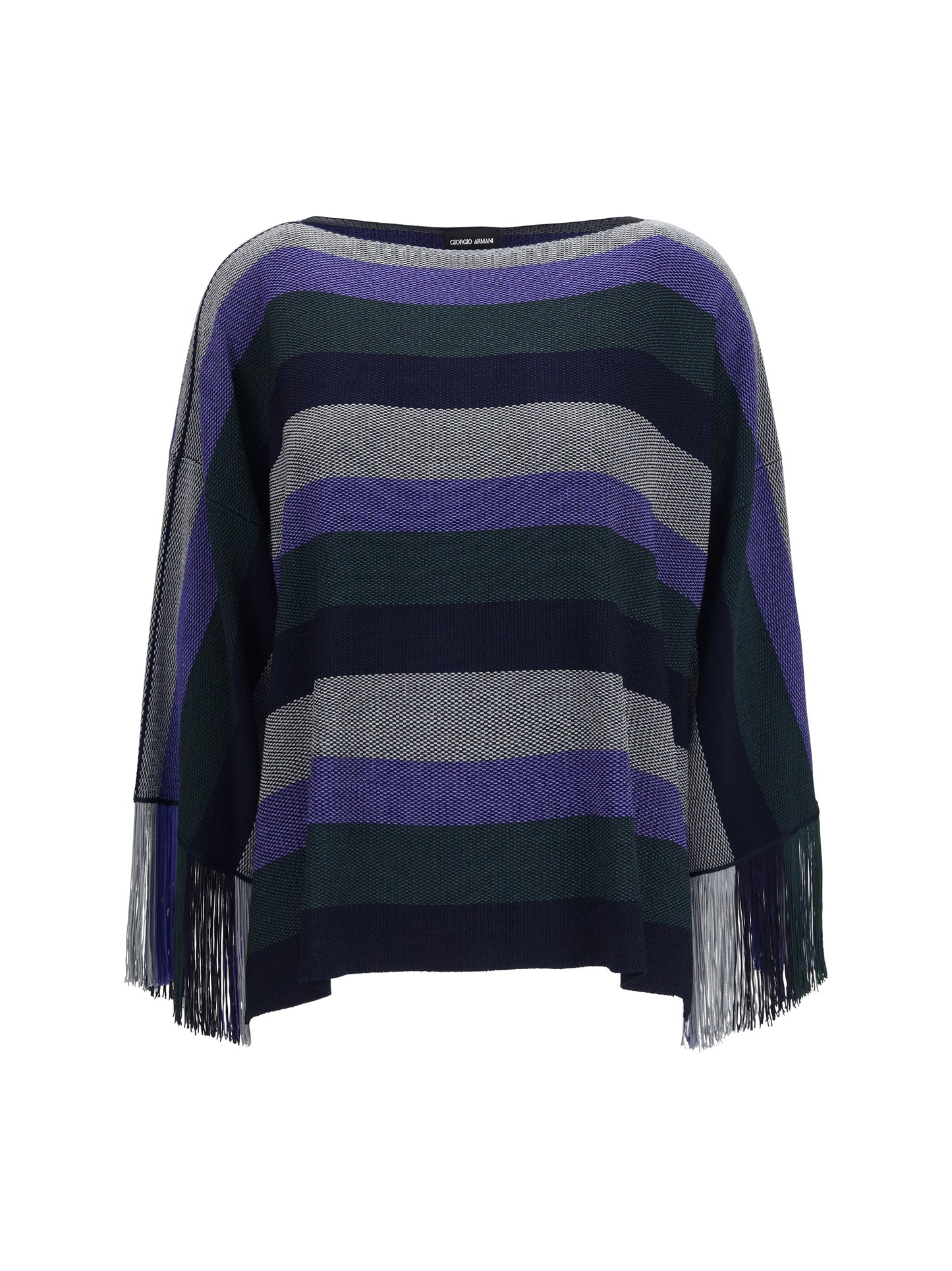 Giorgio Armani Women Asv Viscose Fringe Sweater GIORGIO ARMANI