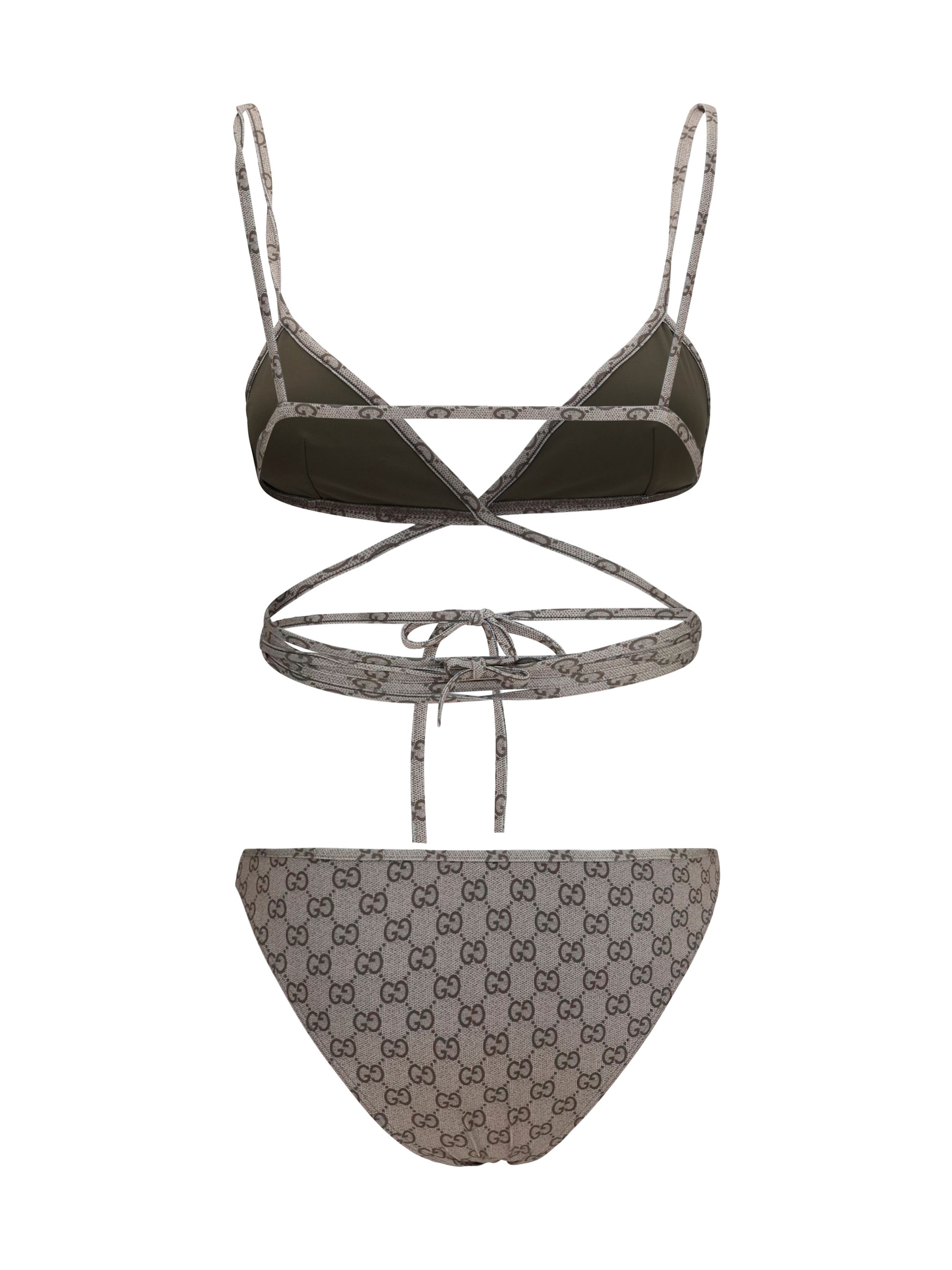 Gucci Women Printed Stretch Jersey Bikini GUCCI