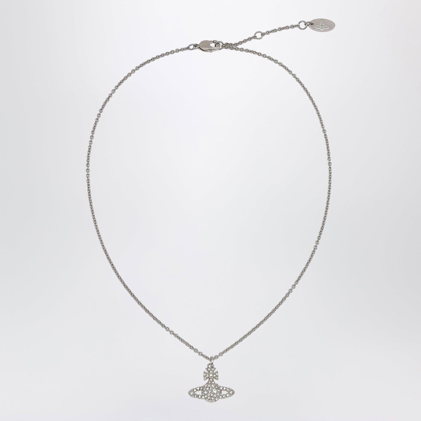 Vivienne Westwood Grace Bas Relief Platinum/Crystal Necklace Women VIVIENNE WESTWOOD