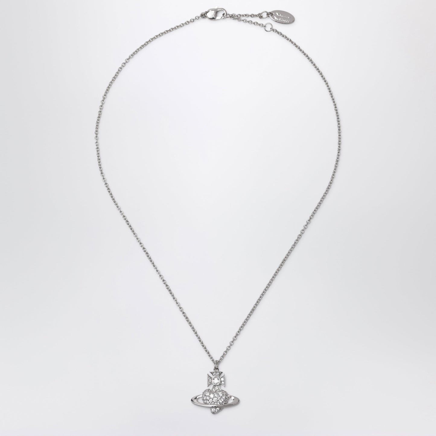 Vivienne Westwood Agnatha Valentine's Pendant Necklace In Platinum Women VIVIENNE WESTWOOD