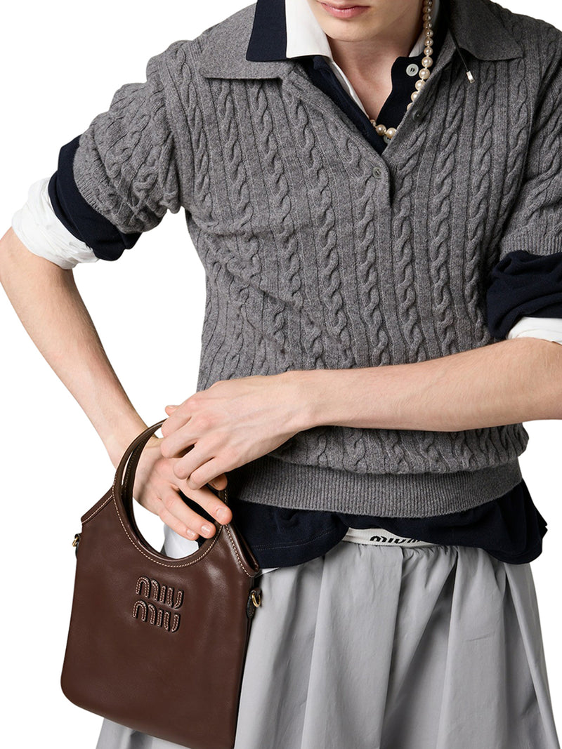 Miu Miu Women Ivy Leather Handbag MIU MIU