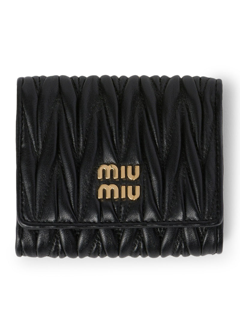 Miu Miu Women Small Wallet In Nappa Matelasse MIU MIU