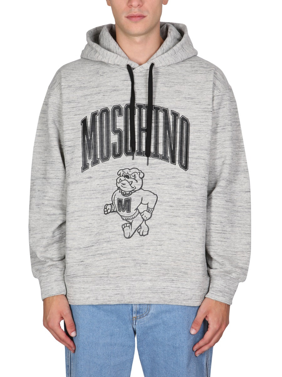 Moschino Men Sweatshirt With Logo Print MOSCHINO