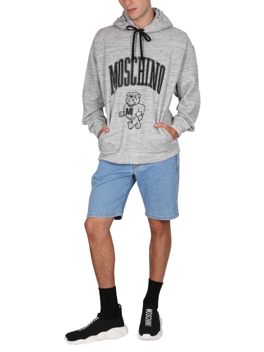 Moschino Men Sweatshirt With Logo Print MOSCHINO