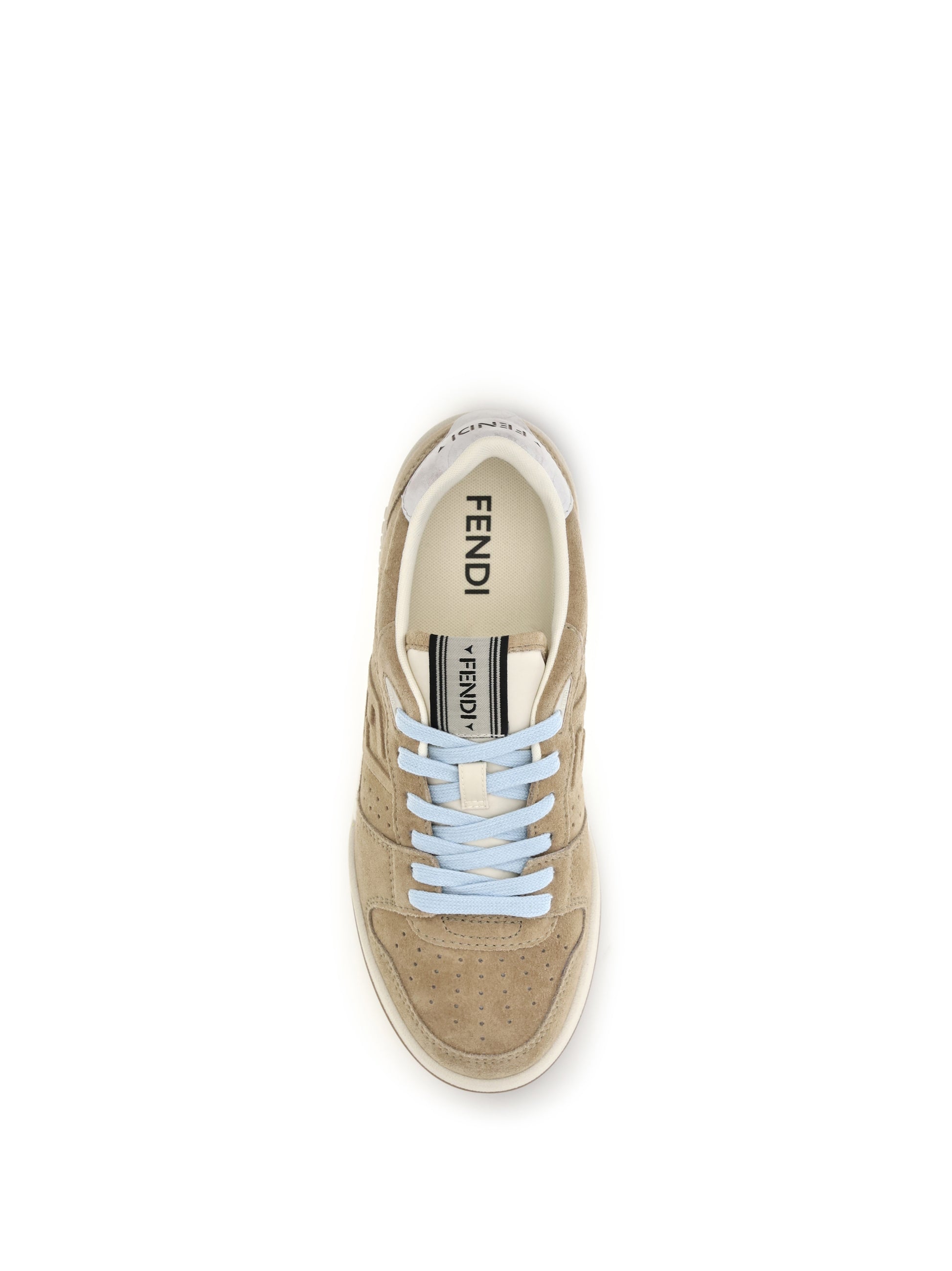 Fendi Men Match Suede Sneakers FENDI