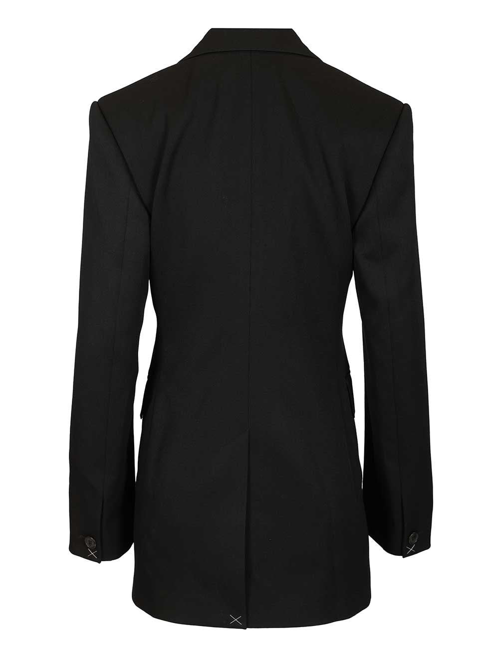 Celine Women Diagonal Wool Column Jacket CELINE