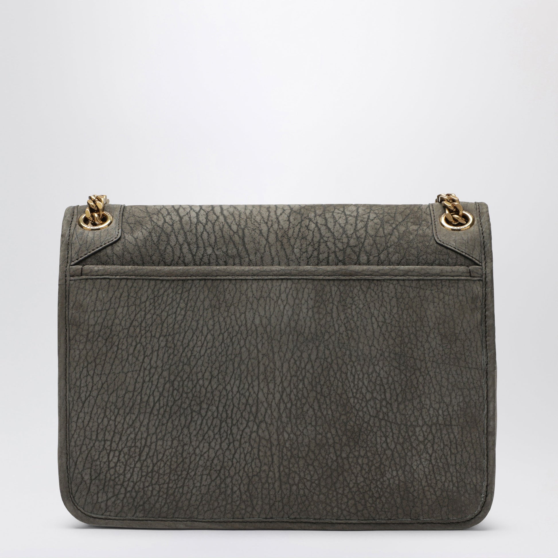 Saint Laurent Niki Crossbody Bag In Zinc Grey Lambskin Leather Women SAINT LAURENT