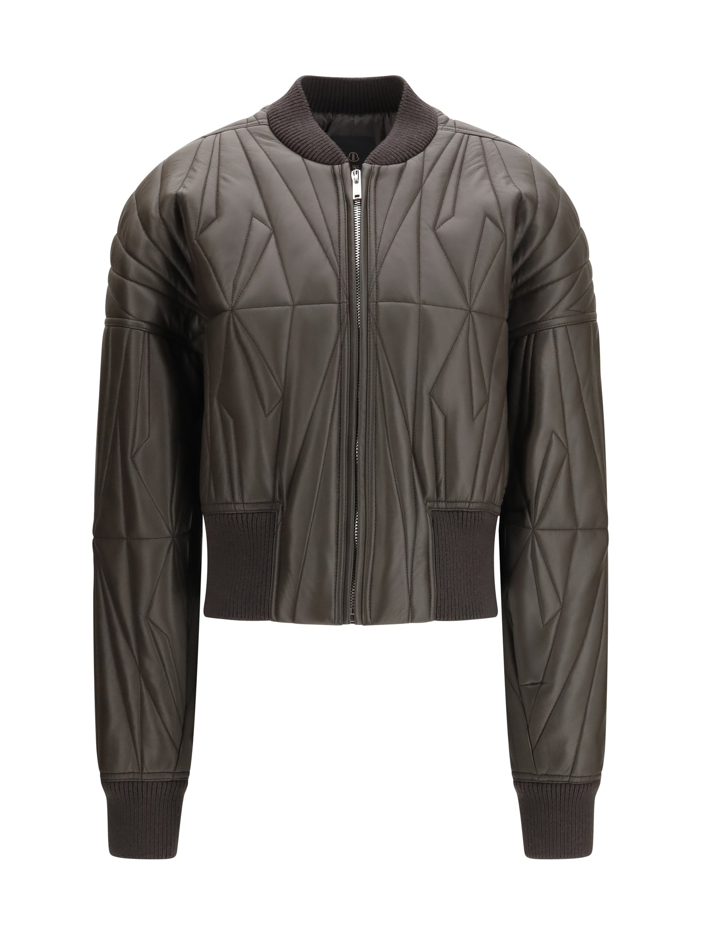 Moncler + Rick Owens Women Geocamo Leather Jacket Moncler + Rick Owens MONCLER