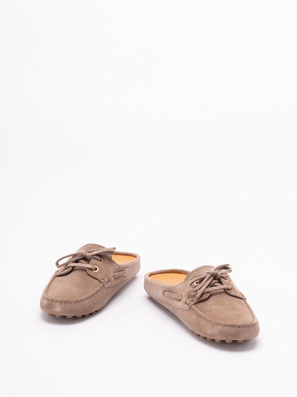 Tod's Women `Glove Gommino` Loafers In Suede TOD'S