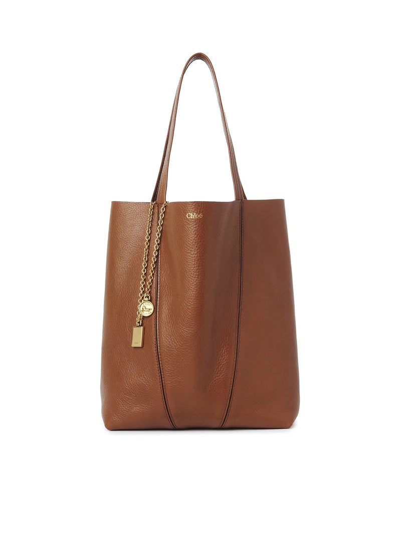 Chloe` Women Chloé Spin Tote Bag In Granate Leather CHLOE