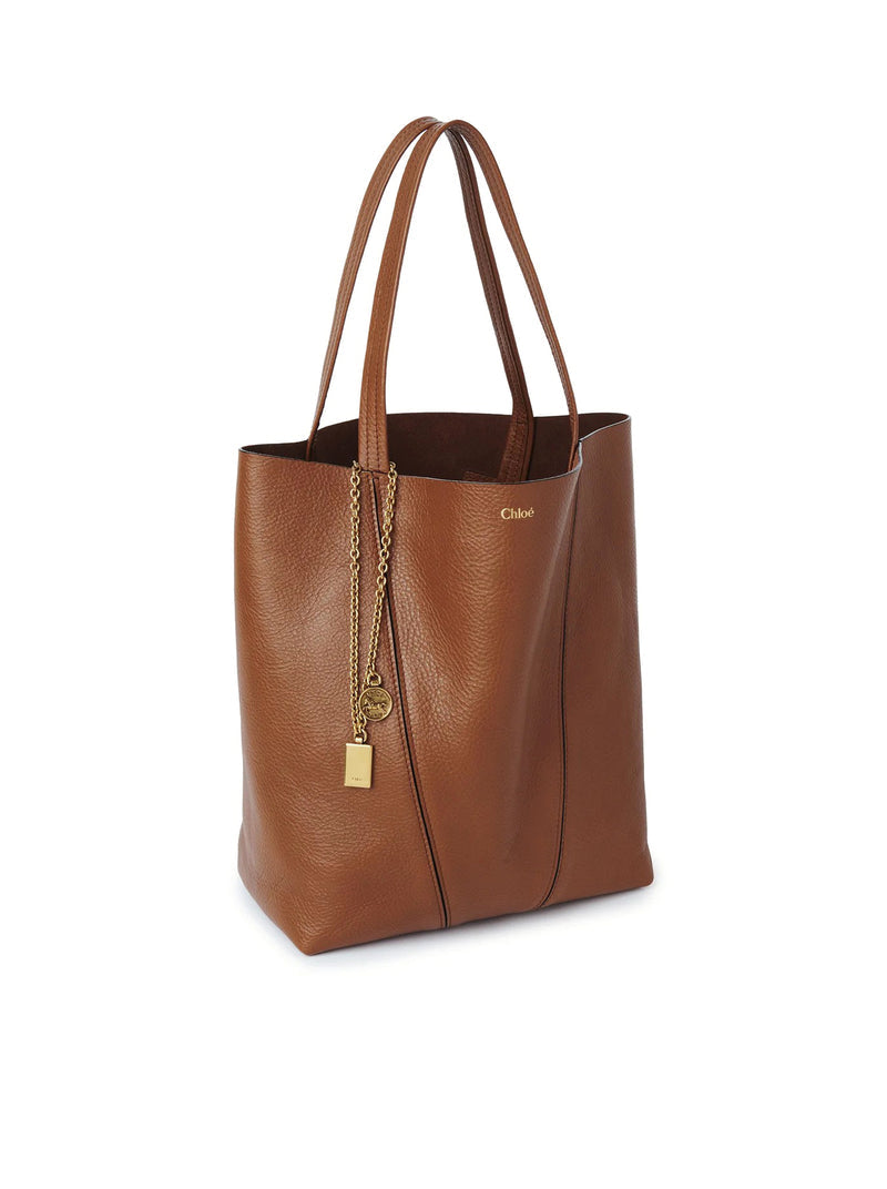 Chloe` Women Chloé Spin Tote Bag In Granate Leather CHLOE