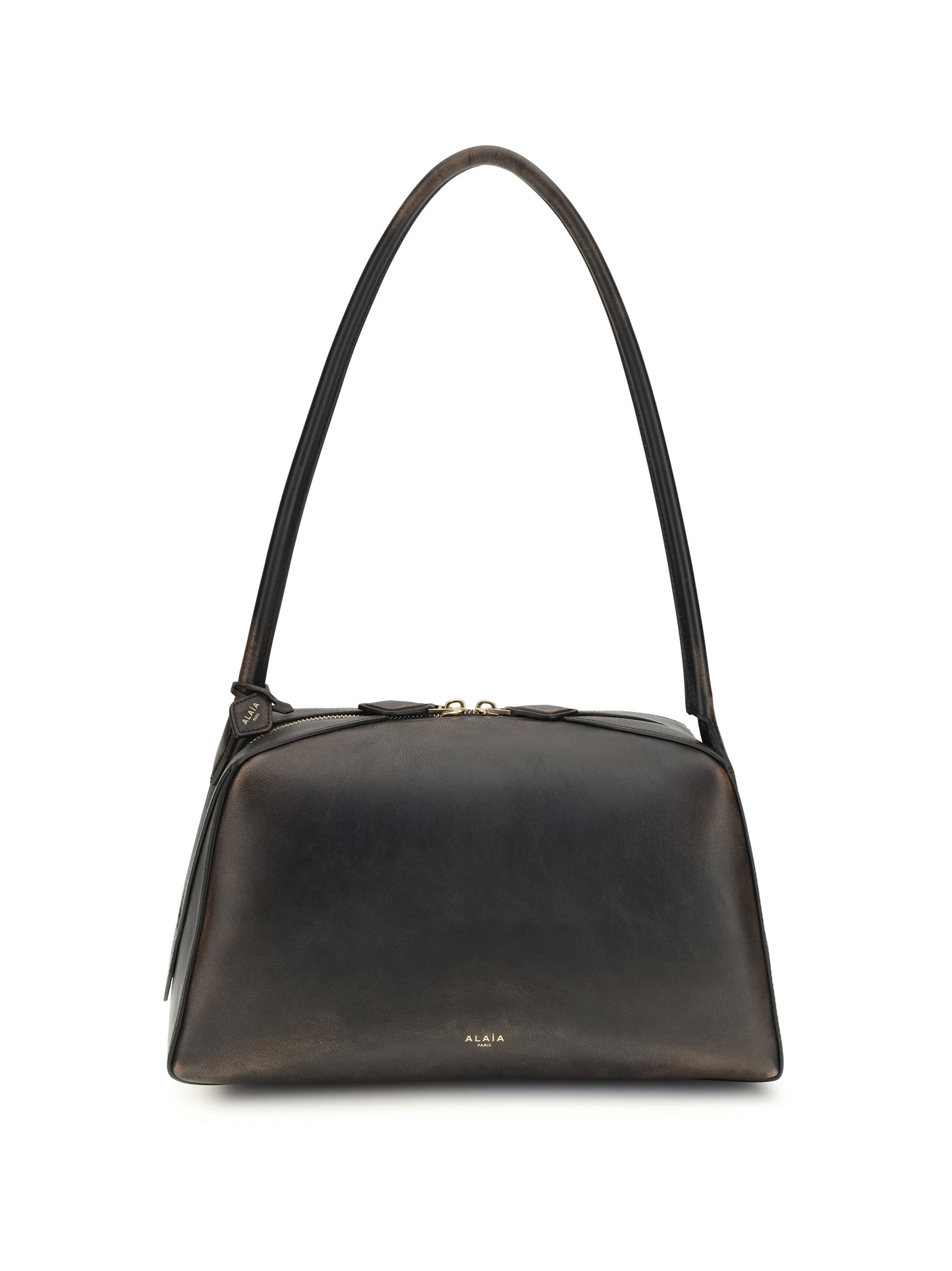 Alaïa Women Le Bouledogue Shoulder Bag In Aged Leather ALAIA