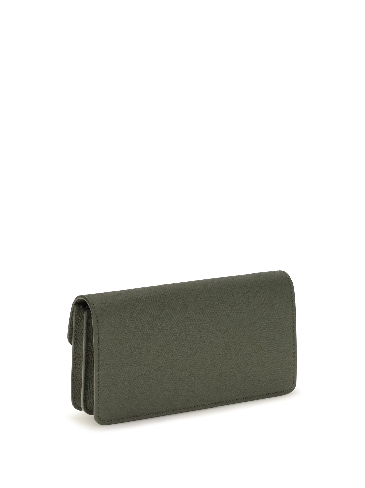 Valentino Garavani Women Vlogo Signature Grainy Calfskin Chain Wallet VALENTINO GARAVANI