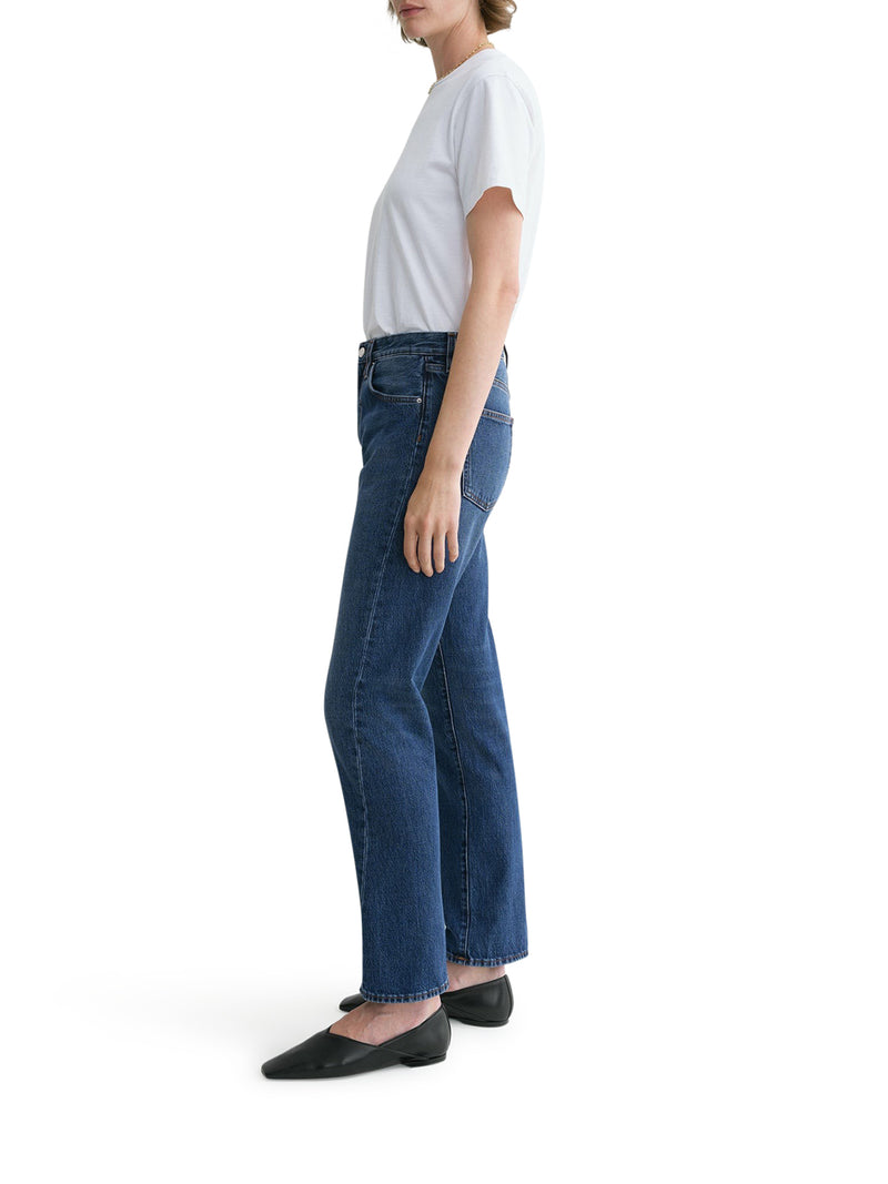 Toteme Women Twisted Seam Denim Worn Blue TOTEME