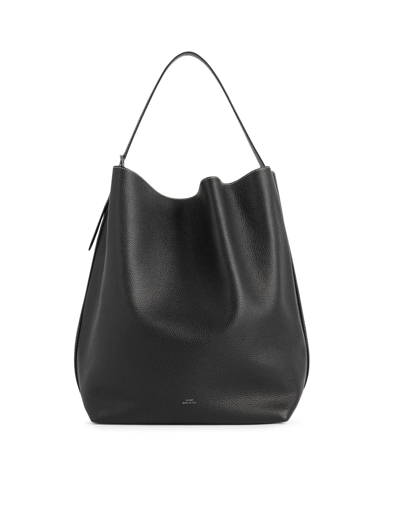 Toteme Women Belted Tote Bag In Hammered Calfskin TOTEME