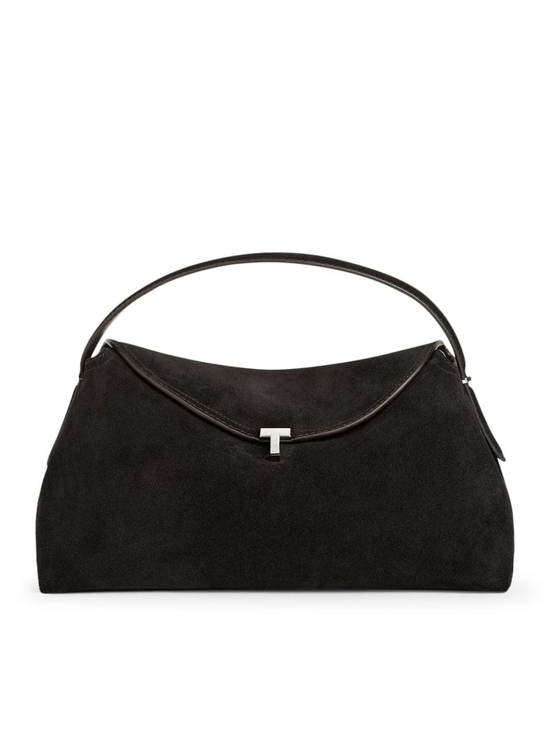 Toteme Women T-Lock Suede Handbag TOTEME