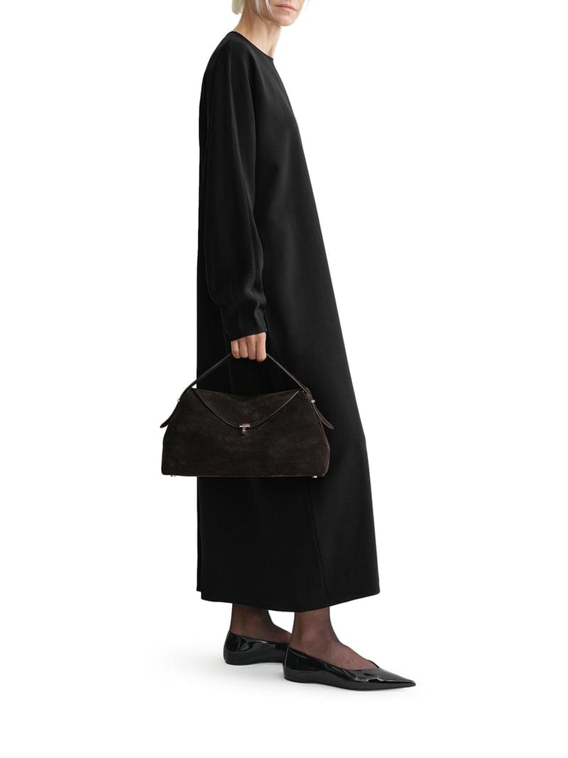 Toteme Women T-Lock Suede Handbag TOTEME