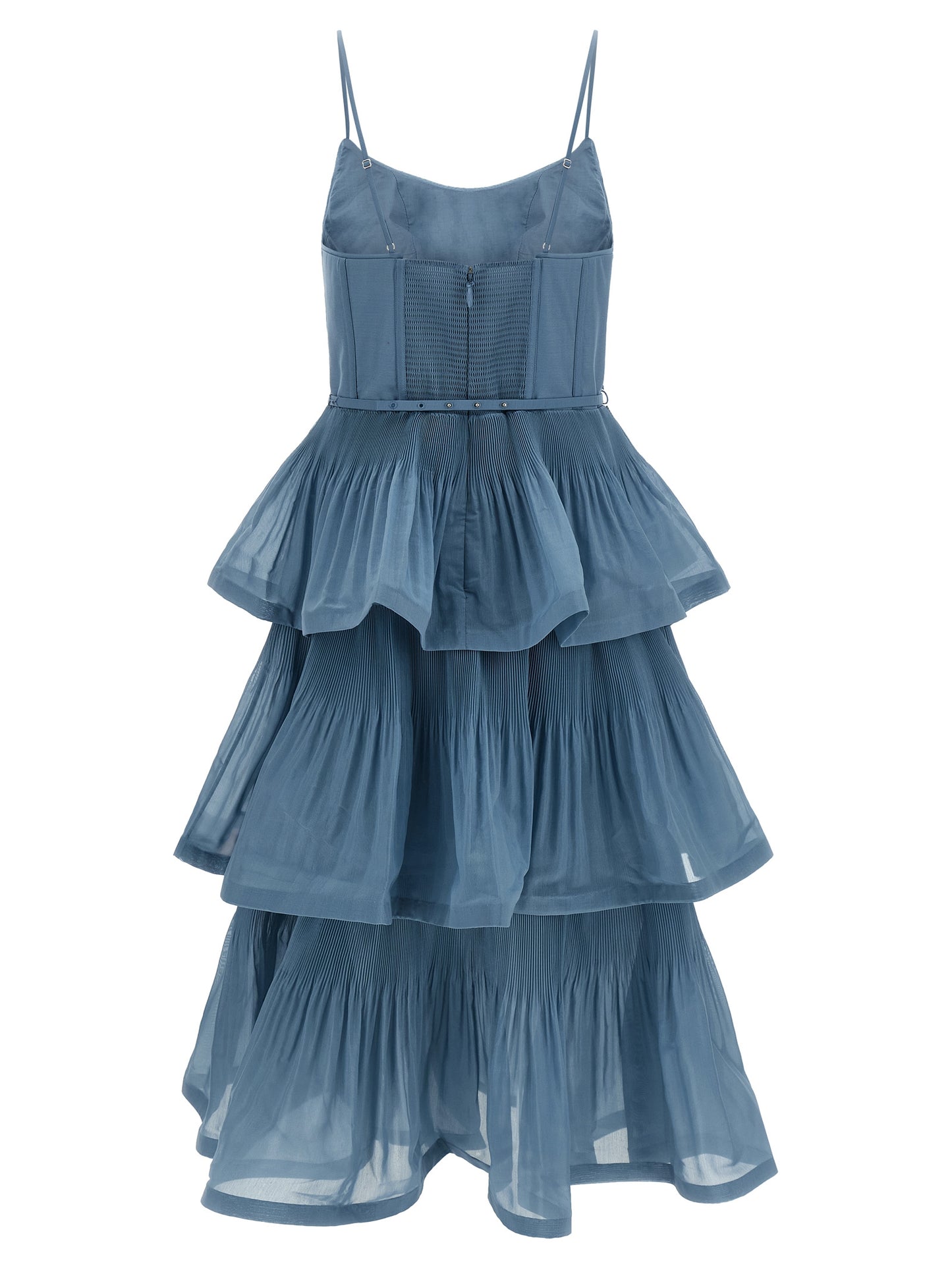 Zimmermann Women 'Pleated Tiered Midi' Dress ZIMMERMANN