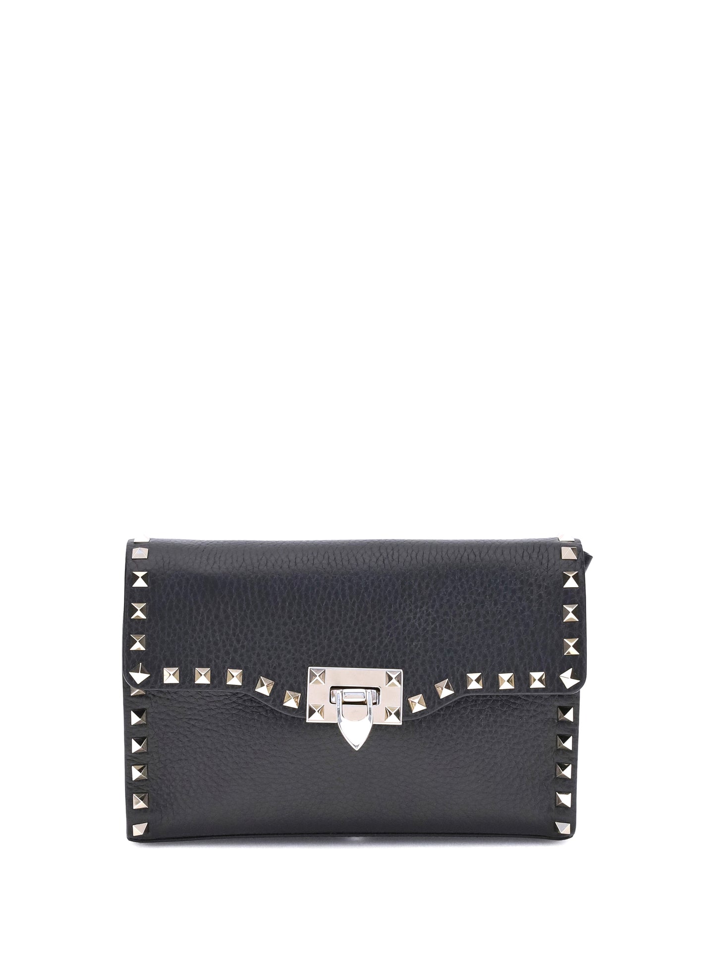 Valentino Garavani Women Rockstud Mini Shoulder Bag In Garnet Calfskin VALENTINO GARAVANI
